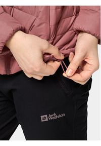 Jack Wolfskin Kurtka puchowa Tundra Down Hoody 1206642 Różowy Slim Fit. Kolor: różowy. Materiał: syntetyk