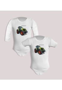 nikiniki - Claas — body (Rozmiar: 6M; Długość rękawa: długi; Rodzaj nadruku: Claas). Materiał: bawełna. Wzór: nadruk