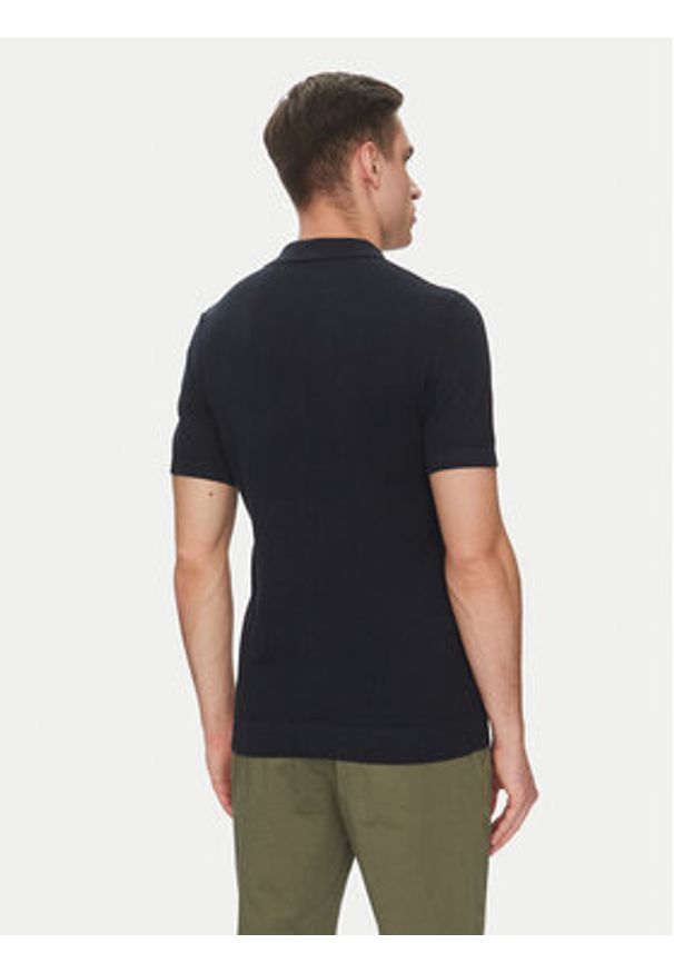 INDICODE Polo Invorm 30-485 Granatowy Regular Fit. Typ kołnierza: polo. Kolor: niebieski. Materiał: syntetyk