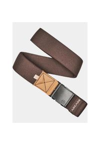 ARCADE - Pasek męski Arcade Belts Ridge. Kolor: brązowy. Materiał: tkanina. Wzór: paski #1