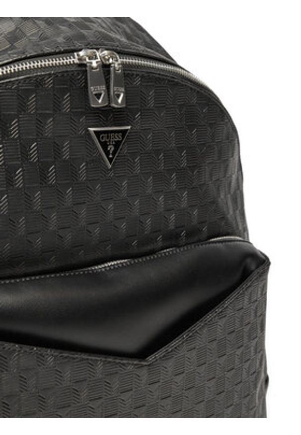 Guess Plecak HMSIDE P5108 Czarny. Kolor: czarny. Materiał: skóra