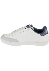 Buty do chodzenia męskie Fila Courtbay. Kolor: biały, wielokolorowy, niebieski. Materiał: guma, materiał, tkanina, syntetyk. Sport: turystyka piesza