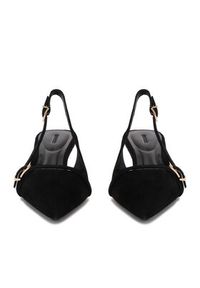 Gino Rossi - GINO ROSSI Czółenka EO-V2182-21 Czarny. Kolor: czarny. Materiał: zamsz, skóra #7