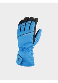 4f - Rękawice narciarskie Thinsulate© męskie - kobaltowe. Kolor: niebieski. Materiał: materiał, syntetyk. Technologia: Thinsulate. Sport: narciarstwo #1