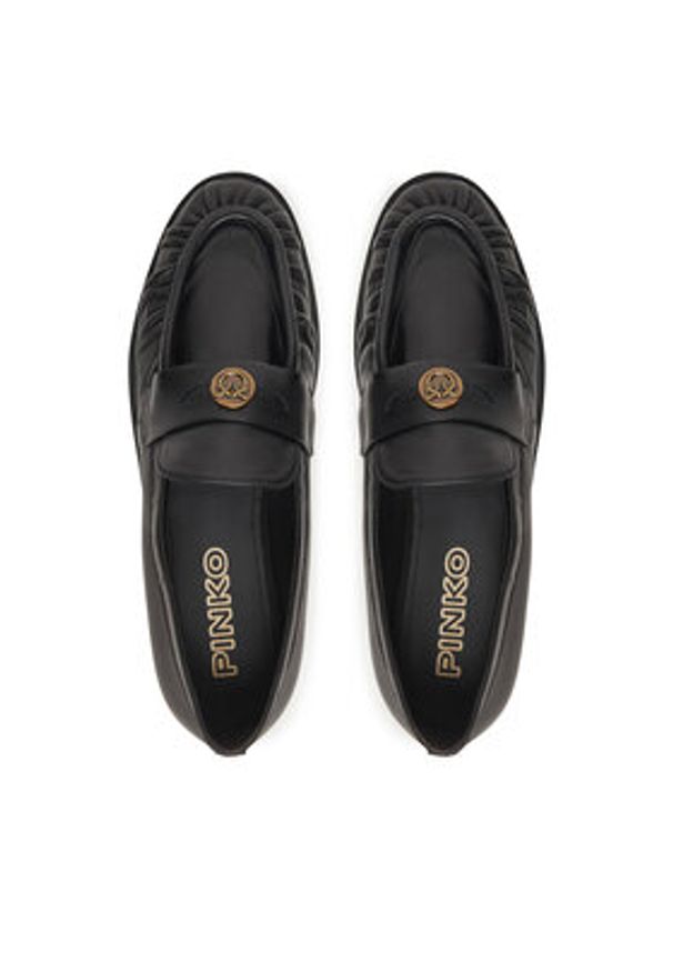 Pinko - PINKO Mokasyny Nora 01 SD0435P003 Czarny. Kolor: czarny. Materiał: skóra