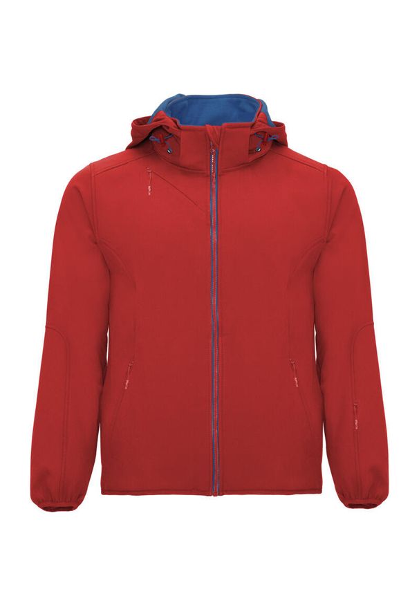 ROLY - Kurtka Soft Shell Dla Dorosłych Unisex Siberia. Kolor: czerwony. Sport: turystyka piesza