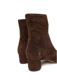 Nokwol Botki Alyssa Brązowy. Kolor: brązowy. Materiał: zamsz, skóra #3