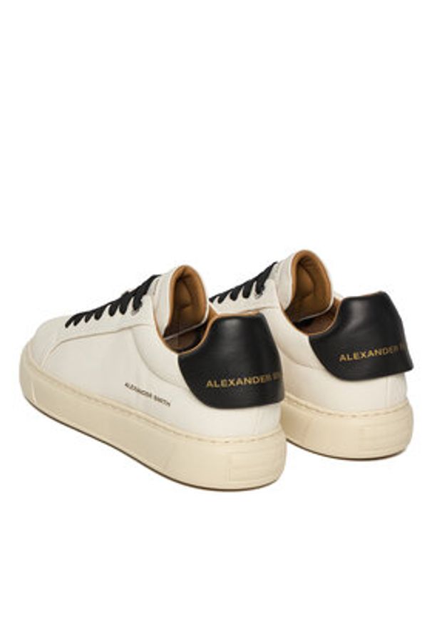 Alexander Smith Sneakersy Soho ASBCSOM-3663-WBK Biały. Kolor: biały. Materiał: skóra