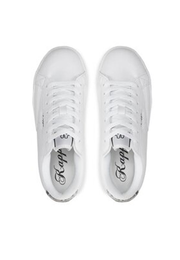 Kappa Sneakersy Logo Rastridw 2 331Q6SW Biały. Kolor: biały. Materiał: skóra