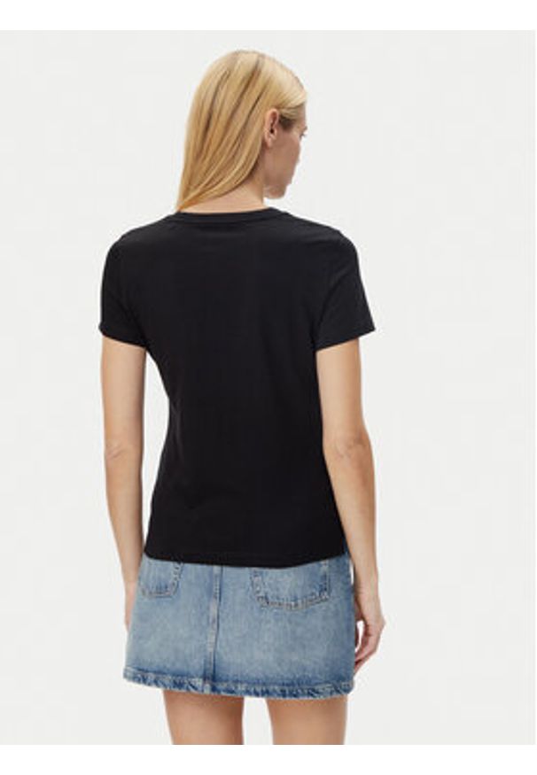 Guess T-Shirt W5GI05 I3Z14 Czarny Regular Fit. Kolor: czarny. Materiał: bawełna