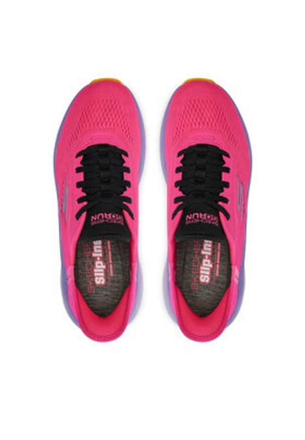 skechers - Skechers Buty do biegania Max Cushioning Elite 2.0 129626/RAS Różowy. Kolor: różowy. Materiał: materiał, mesh