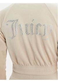Juicy Couture Bluza Tasha JCWCT24306 Beżowy Slim Fit. Kolor: beżowy. Materiał: syntetyk #4