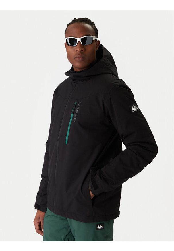 Quiksilver Kurtka snowboardowa Titano JK EQYTJ03513 Czarny Relaxed Fit. Kolor: czarny. Materiał: syntetyk. Sport: snowboard