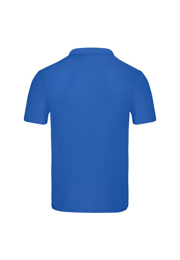 FRUIT OF THE LOOM - Oryginalna Koszulka Polo Dla Dorosłych Unisex. Typ kołnierza: polo. Kolor: niebieski