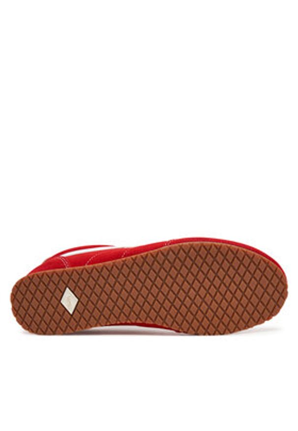 Vans Sneakersy Super Lowpro VN000D83IZQ1 Czerwony. Kolor: czerwony. Materiał: skóra, zamsz