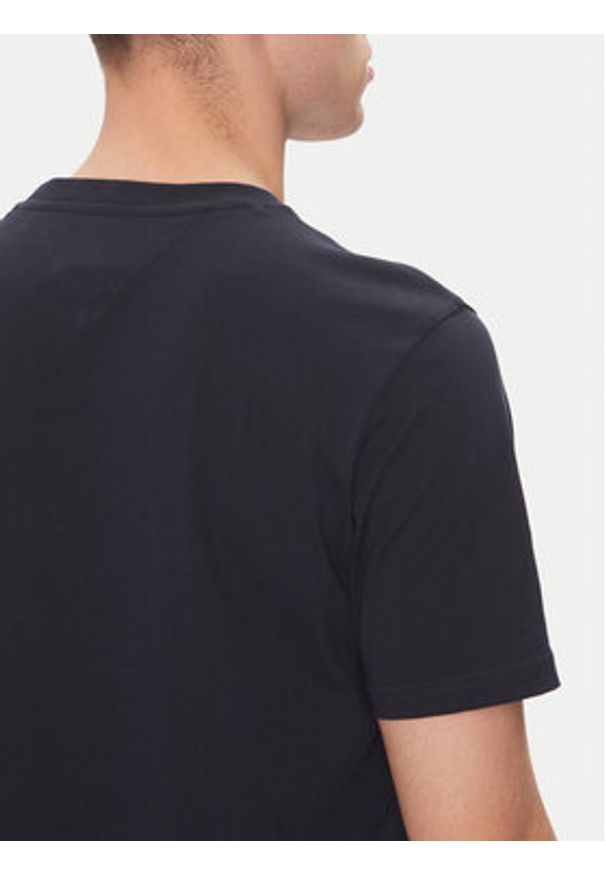 TOMMY HILFIGER - Tommy Hilfiger T-Shirt Stack MW0MW39355 Granatowy Regular Fit. Kolor: niebieski. Materiał: bawełna