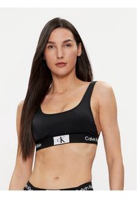 Calvin Klein Swimwear Góra od bikini KW0KW02354 Czarny. Kolor: czarny. Materiał: syntetyk