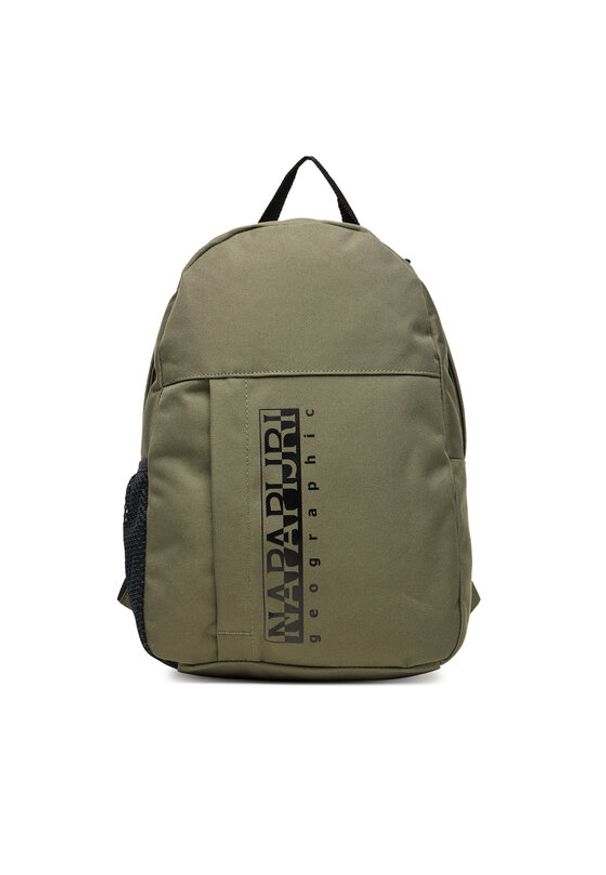 Napapijri Plecak H-Cala Mini DP NP0A88VS Khaki. Kolor: brązowy. Materiał: materiał