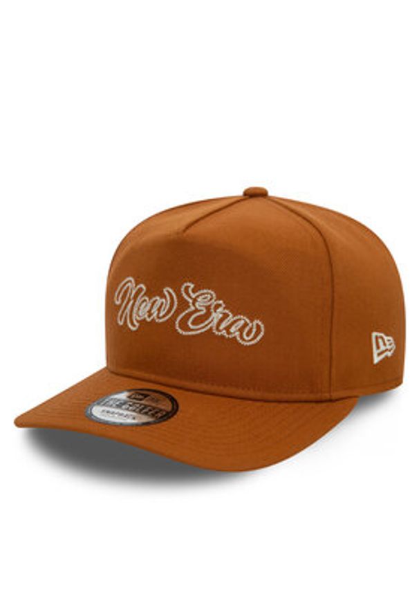New Era Czapka z daszkiem Chain Stitch Golfer 60580852 Brązowy. Kolor: brązowy. Materiał: materiał, poliester