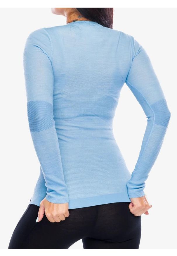 Bluza termoaktywna damska Smartwool Intraknit Thermal Merino BL Crew. Kolor: niebieski