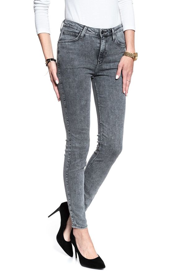 Lee - SPODNIE DAMSKIE LEE SCARLETT HIGH JAGGER BLACK L626YELT