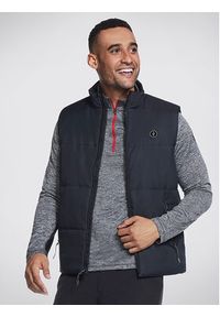 skechers - Skechers Bezrękawnik Goshield Vest JA21 Czarny Regular Fit. Kolor: czarny. Materiał: syntetyk. Długość rękawa: bez rękawów #3