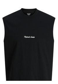 Jack & Jones Tank top Norrebro Emb 12292009 Czarny Regular Fit. Kolor: czarny. Materiał: bawełna #3