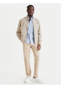 TOMMY HILFIGER - Tommy Hilfiger Kurtka bomber MW0MW36665 Beżowy Regular Fit. Kolor: beżowy. Materiał: syntetyk #6