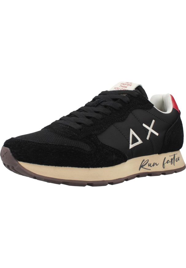 Buty SUN68 TOM VINTAGE Czarny. Kolor: czarny. Materiał: skóra, tkanina. Sport: turystyka piesza