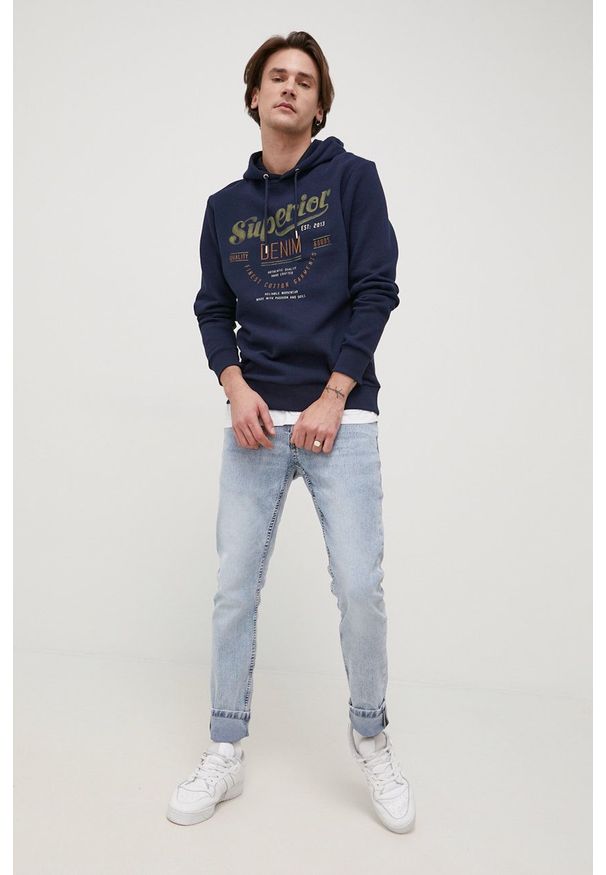 Only & Sons jeansy Loom męskie. Kolor: niebieski