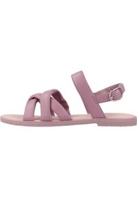 Geox - Sandały GEOX J SANDAL KARLY GIRL Fioletowy. Kolor: fioletowy. Materiał: syntetyk. Sezon: lato