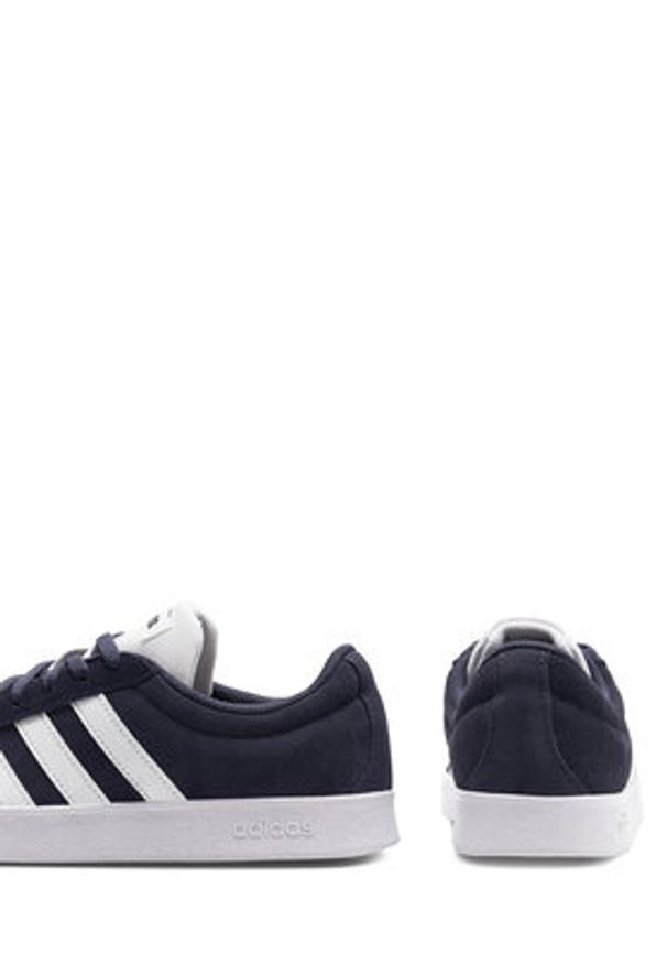 Adidas - adidas Sneakersy VL COURT 2.0 H06113 Granatowy. Kolor: niebieski. Materiał: skóra