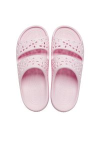 Crocs Klapki Classic Floral Cutout Sandal 210966 Różowy. Kolor: różowy