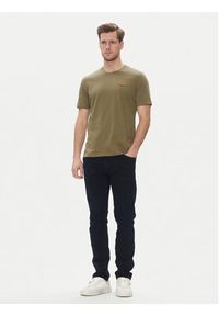 Aeronautica Militare T-Shirt 251TS1580J372 Khaki Regular Fit. Kolor: brązowy. Materiał: bawełna