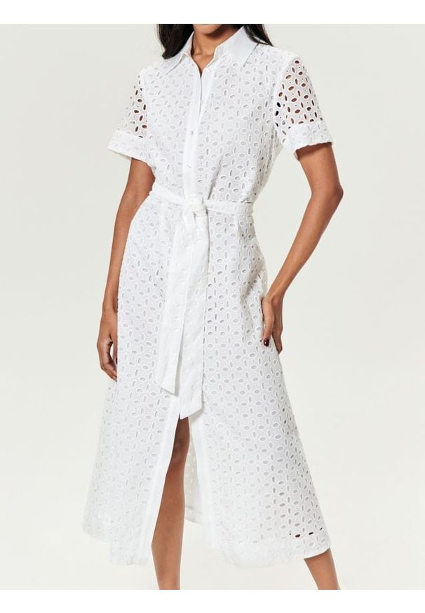 Sinsay - Sukienka - biały. Kolor: biały