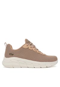skechers - Skechers Sneakersy Bobs B Flex-Visionary Essence 117346/TAN Brązowy. Kolor: brązowy. Materiał: materiał #1