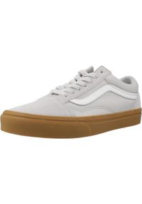 Vans - Kapcie VANS OLD SKOOL Szary. Kolor: szary. Materiał: tkanina, skóra