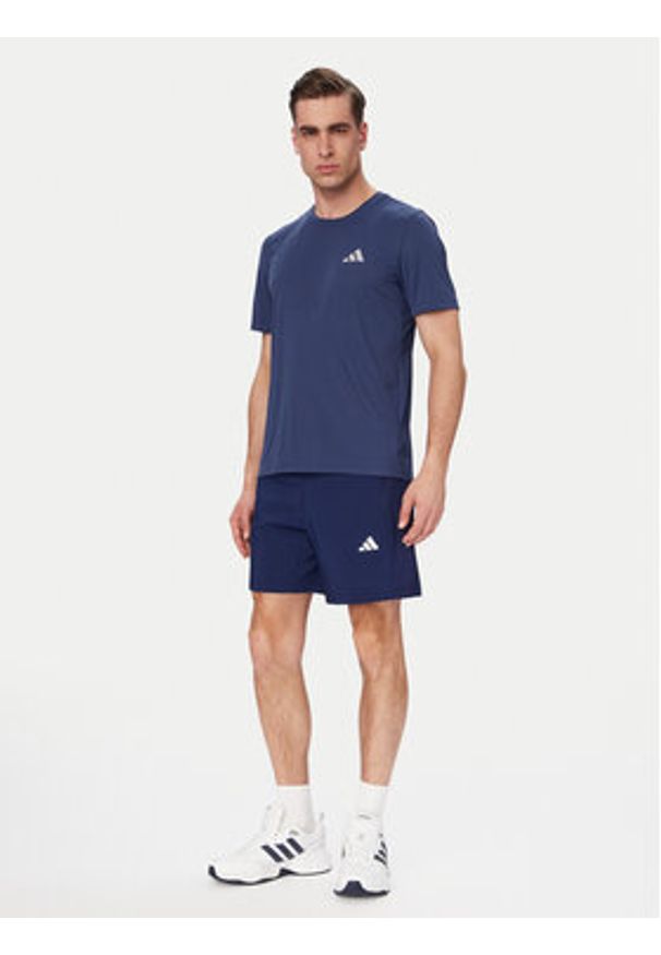 Adidas - adidas Szorty sportowe Workout Essentials Base KD2947 Granatowy Regular Fit. Kolor: niebieski. Materiał: syntetyk