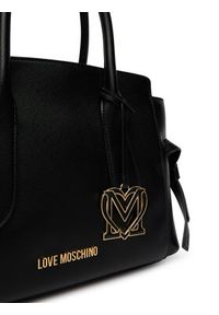 Love Moschino - LOVE MOSCHINO Torebka JC4055PP1PLL0000 Czarny. Kolor: czarny. Materiał: skórzane #4
