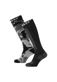 POEDERBAAS - Skarpety narciarskie męskie Poederbaas 2 pary. Kolor: czarny. Materiał: poliamid, wełna, akryl, elastan. Sport: narciarstwo #1