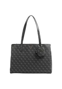 Guess - GUESS Czarna logowana shopperka Power Play Tech Tote. Kolor: czarny #6