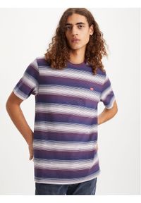 Levi's® T-Shirt Original Housemark 566050156 Fioletowy Regular Fit. Kolor: fioletowy #1