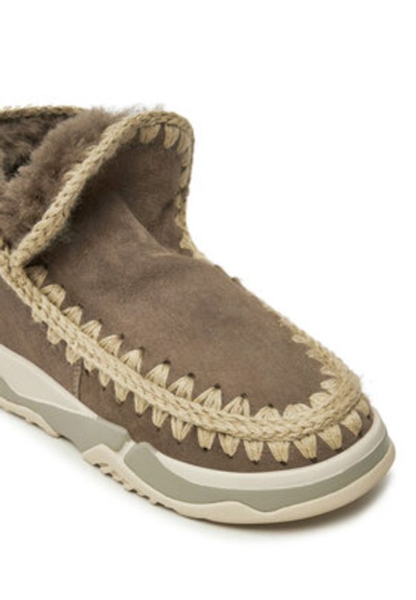 Mou Śniegowce Eskimo Trainer FW201000A Brązowy. Kolor: brązowy. Materiał: skóra