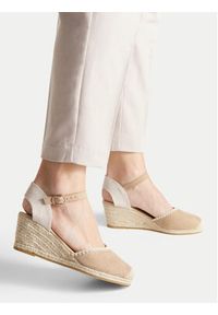 Jenny Fairy Espadryle WYL2610-1 Beżowy. Kolor: beżowy. Materiał: materiał