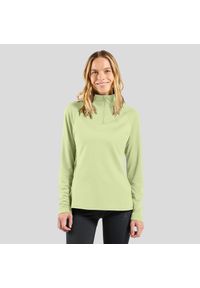 Bluza bez kaptura rozpinana Odlo Mid layer 1/2 zip ESSENTIAL CERAMIWARM. Typ kołnierza: bez kaptura. Kolor: zielony. Sport: bieganie #1