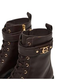 MICHAEL Michael Kors Trzewiki Mandy 40T5MAFE5L Brązowy. Kolor: brązowy. Materiał: skóra