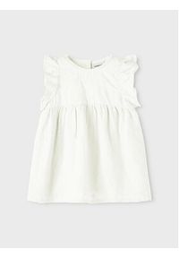 Name it - NAME IT Sukienka 13214227 Biały Regular Fit. Kolor: biały. Materiał: bawełna #3