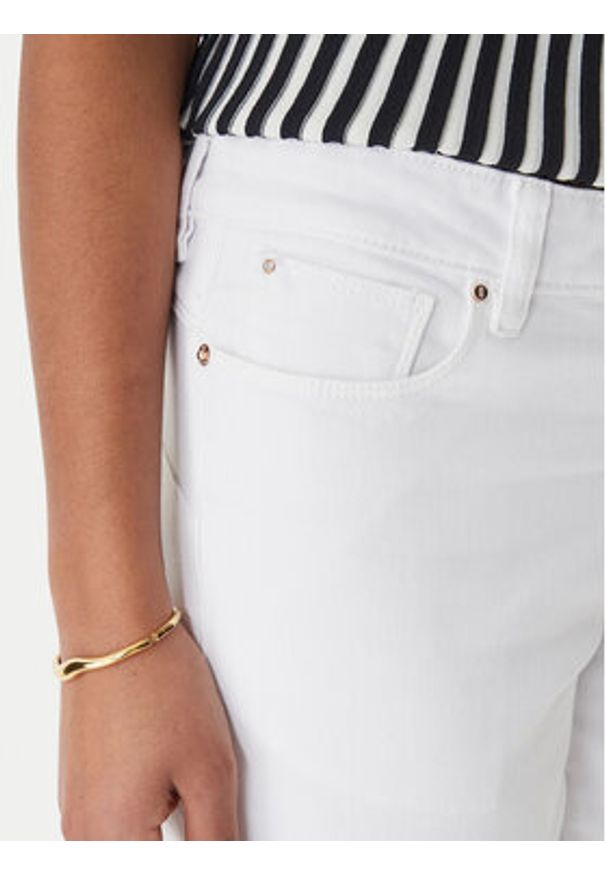 Fracomina Jeansy FP26SV8000W61501 Biały Slim Fit. Kolor: biały