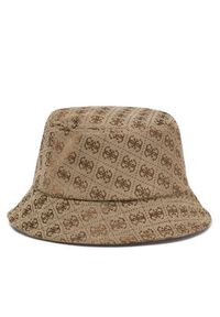 Guess Kapelusz Bucket AM9496 POL01 Brązowy. Kolor: brązowy. Materiał: materiał, poliester