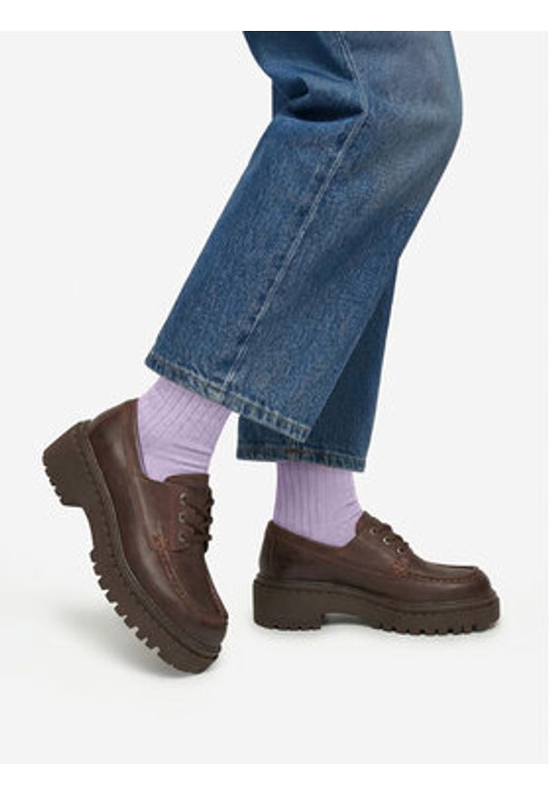 G-Star RAW - G-Star Raw Półbuty EO-MELEK-25FW28 Brązowy. Kolor: brązowy. Materiał: skóra